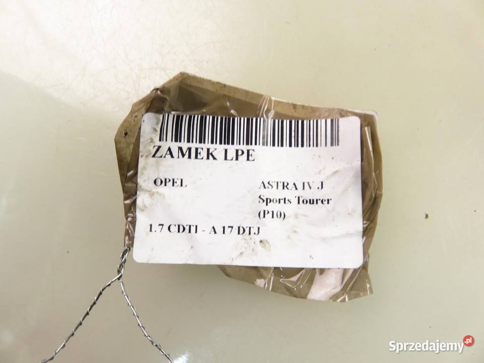 ZAMEK LEWY PRZEDNI OPEL ASTRA J 6 PIN