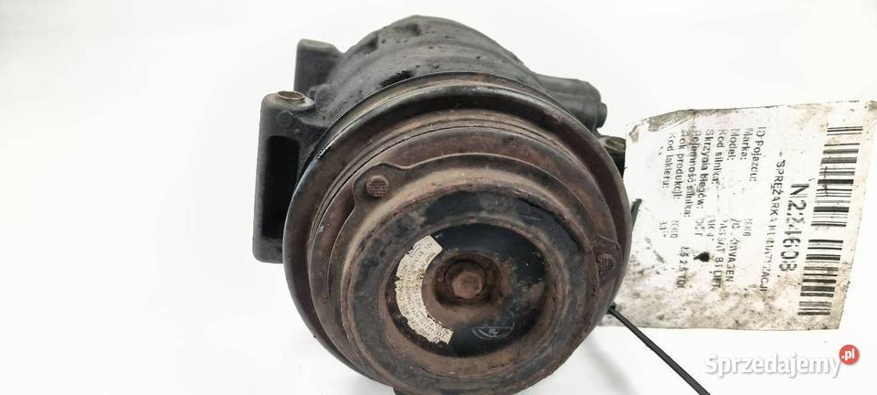 SPRĘŻARKA KLIMATYZACJI VOLKSWAGEN PASSAT B5 LIFT osobowe Lipno