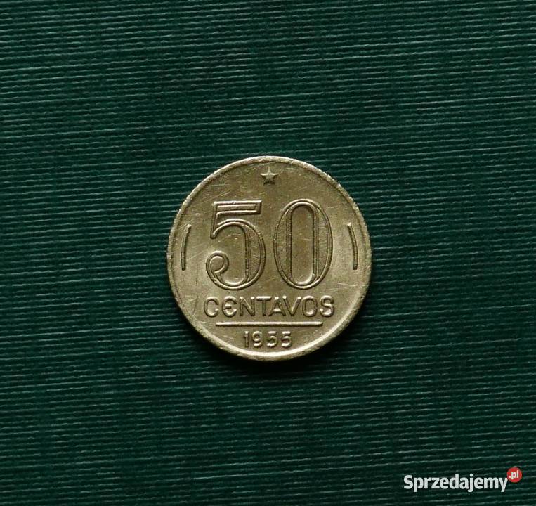 BRAZYLIA 50 centavo 1955r Eurico Dutra Gliwice
