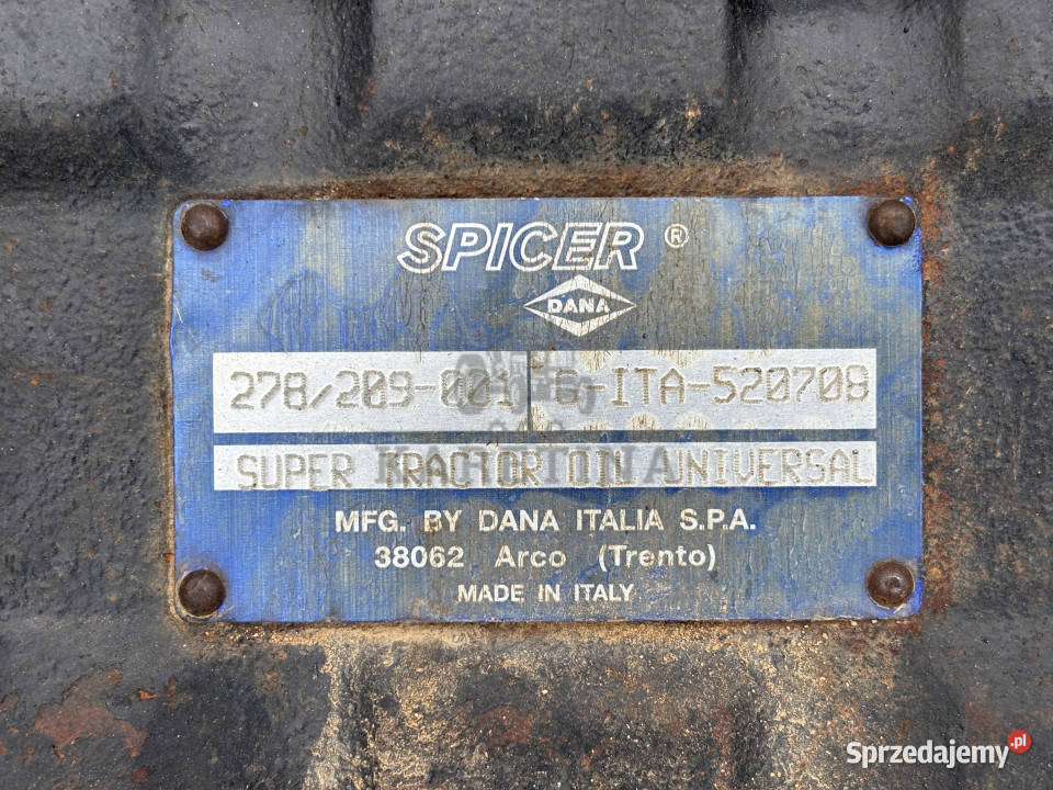 Dana Spicer 278209 Przedni Most Układ Planetarny Jastrzębniki sprzedam