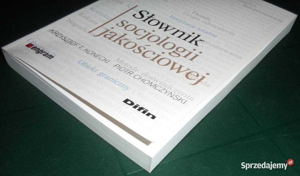 Słownik socjologii jakościowej Socjologia Julia miękka sprzedam
