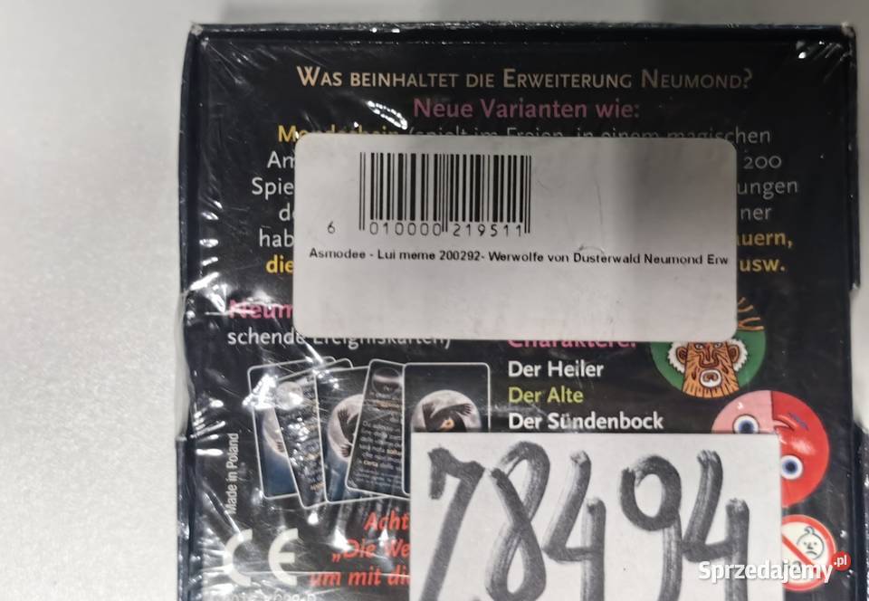 Pro Ludo Rozszerzenie gry Werwlfe von Dsterwald Karciane łódzkie