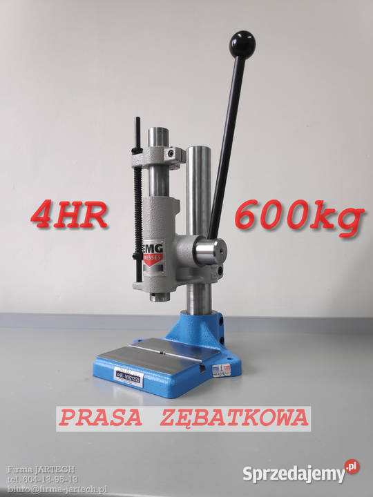 Prasa ręczna zębatkowa 4HR 600 EMG łódzkie Radomsko sprzedam