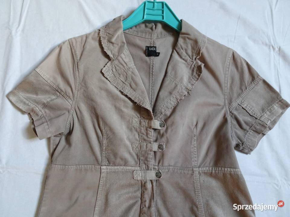 DIDiI Sukienka Zapinana struks bawełna vintage Rozmiar 42(XL) Nowy Sącz