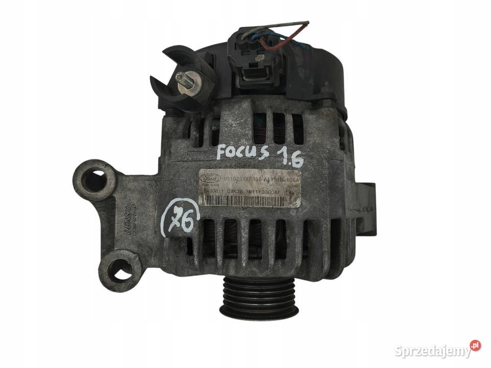 ALTERNATOR Ford Focus MK2 Fiesta 14 16 105A lubelskie Chełm sprzedam