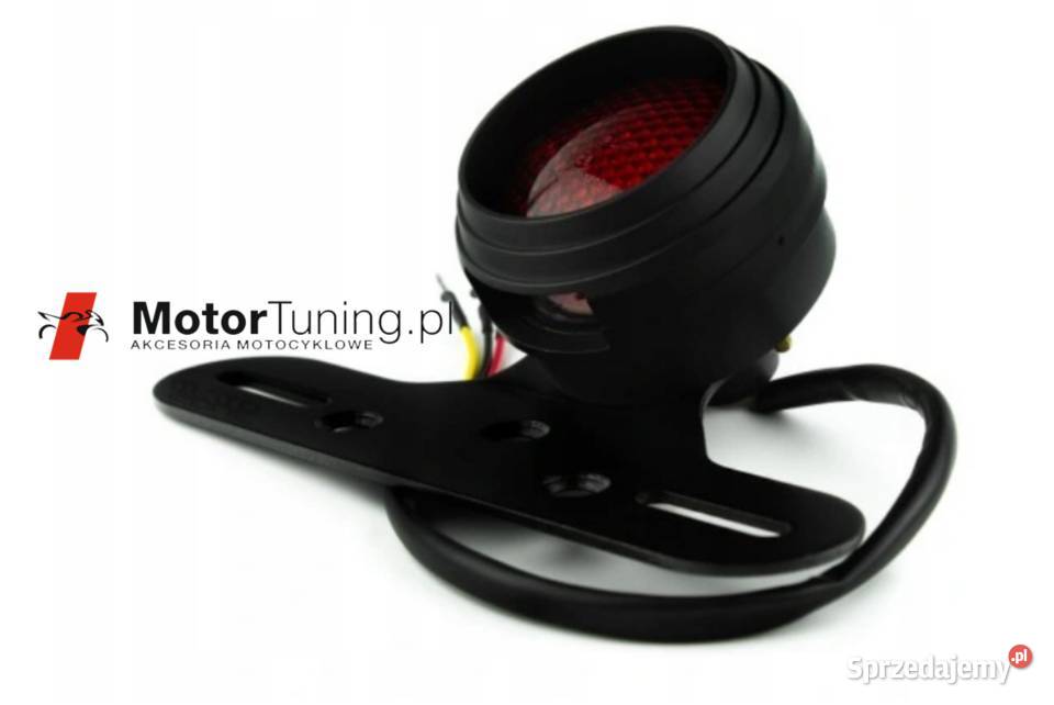 LAMPA MOTOCYKLOWA NA TYŁ TYLNA LED KOLOR CZARNY Lampy tylne Sosnowiec
