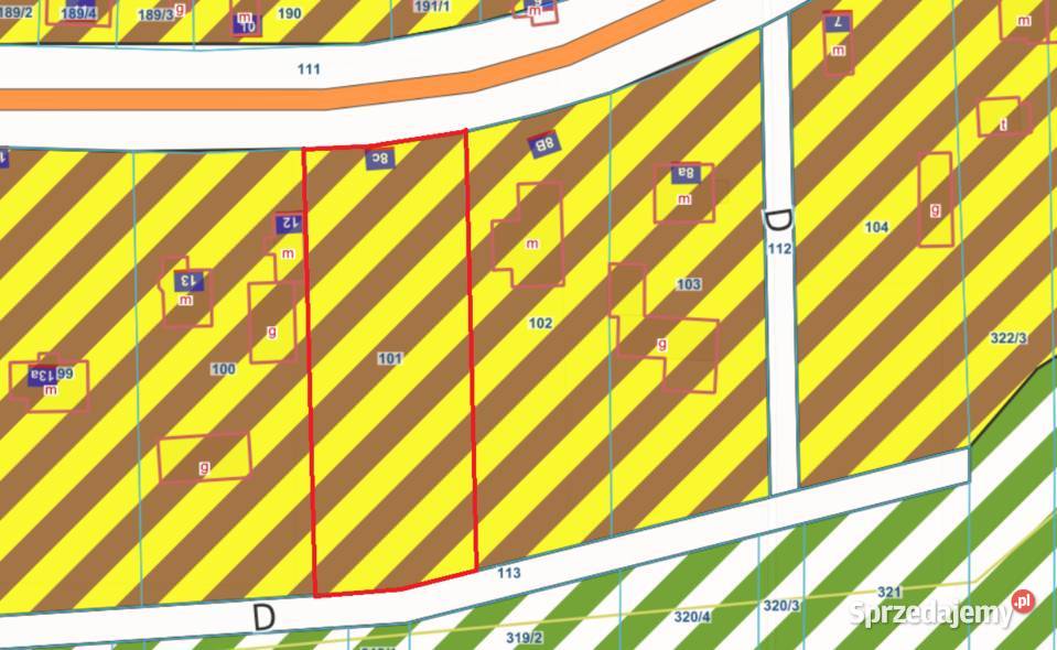 Działka rolnobudowlana 78m Nieruchomości lubelskie Żółtańce