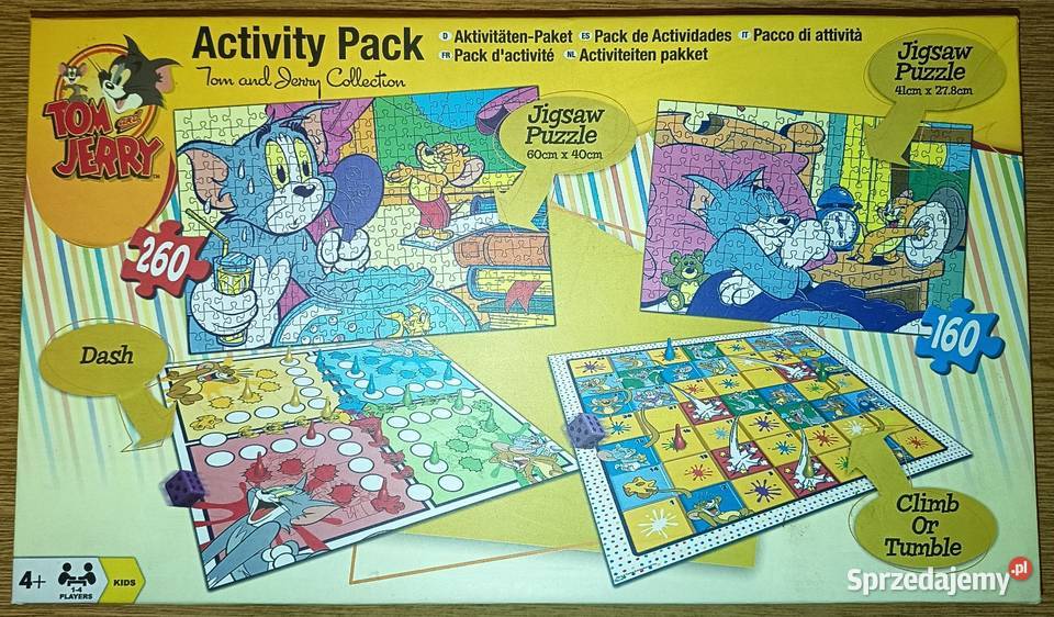 Tom Jerry Collection Activity Pack Board Games Rzeszów