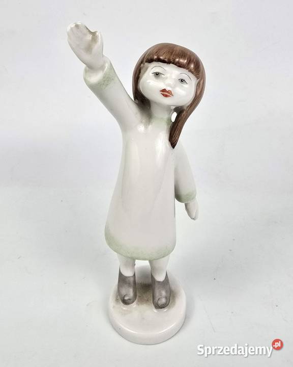 Dziewczynka art deco Aurl Kldor Hollohaza Węgry mazowieckie Warszawa