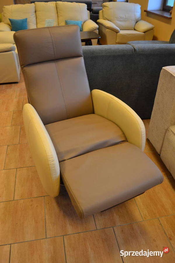 Fotel w skórze naturalnej PROMOCJA Opole
