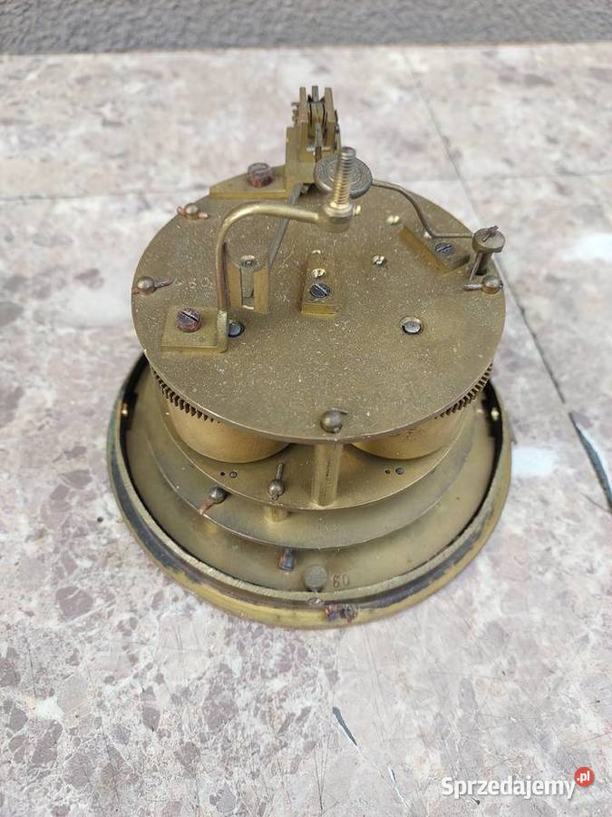 M137 Mechanizm starego zegara kominkowego Tczew