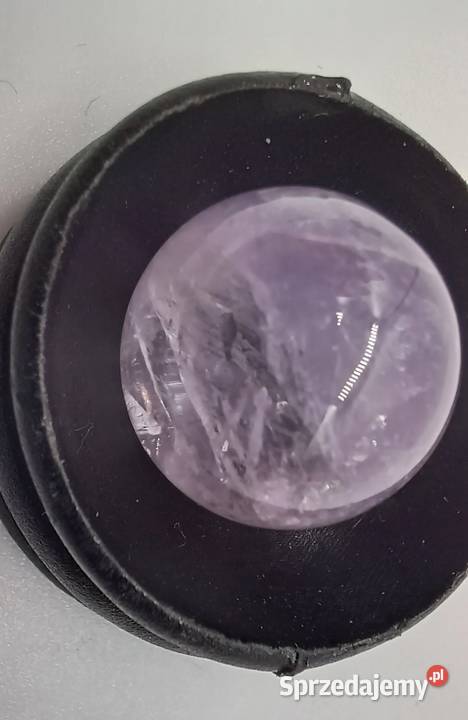 Kolekcja naturalny ametyst fiolet kulka a74 kula Olsztyn
