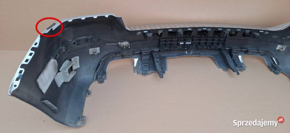 MERCEDES GLK W204 LIFT ZDERZAK DOKŁADKA CHROM Zderzaki Bieleń