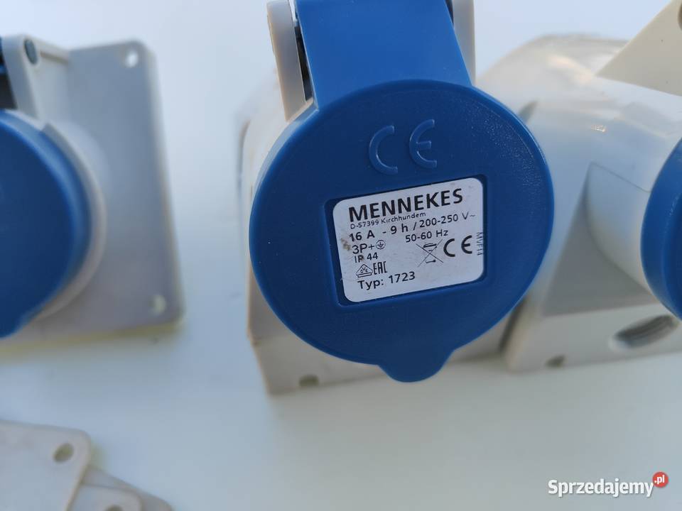 Gniazdka wtyczki 3 fazowe 63 A 32A 16A Instalacje Miedary