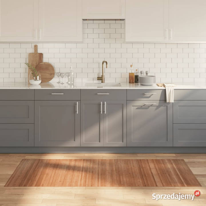 Dywan prostokątny naturalny 80x200 bambusowy Warszawa