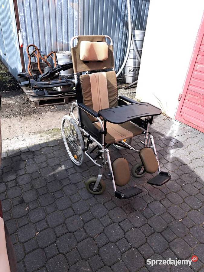 Wózek Inwalidzki Aluminiowy Stabilizujacy plecy Warszawa sprzedam