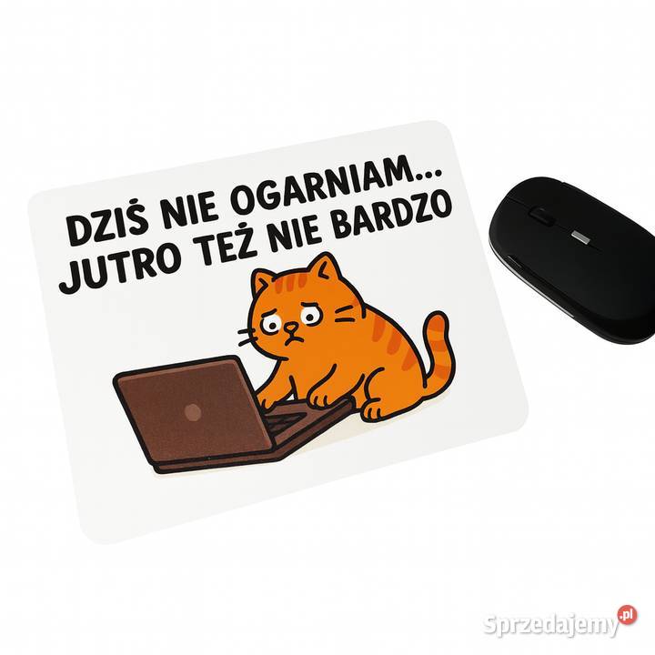 Podkładki pod mysz z nadrukiem śmieszne biurowe Dębna sprzedam