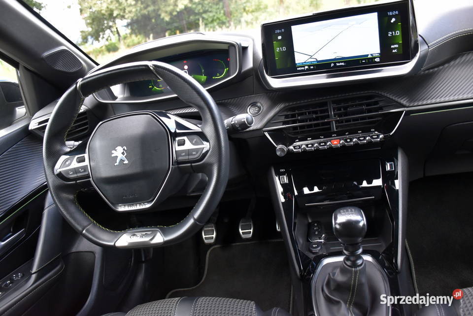 Peugeot 208 II GT TURBO 101 BOGATA Piękna Wersja nieuszkodzony Zduńska Wola