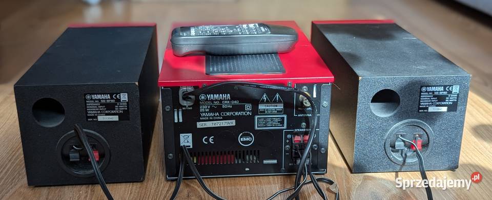 Wieża Yamaha MCR040 CRX040 Czerwona CD USB iPod Warszawa sprzedam