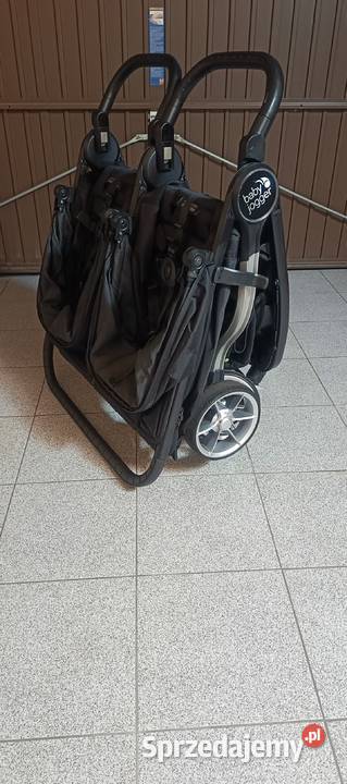 Spacerówka blizniacza baby jogger City Mini 2 czarny wielkopolskie Wolsztyn