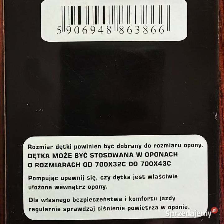 Dętka Accent 700x3243C DV 35 mm Ząbki