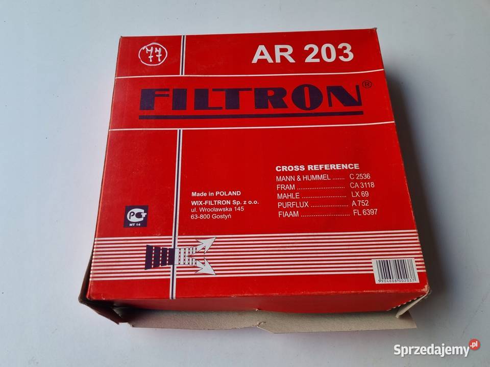 FILTR POWIETRZA Opel Kadett A 10 i Seat Ibiza I lubelskie Rudka