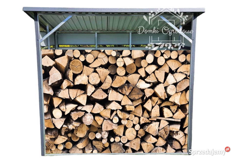 Wiata śmietnikowa otwarta drewutnia 2x08 m Płock