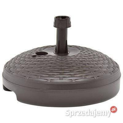 vidaXL Podstawa pod parasol 20 L brązowa rattan Warszawa