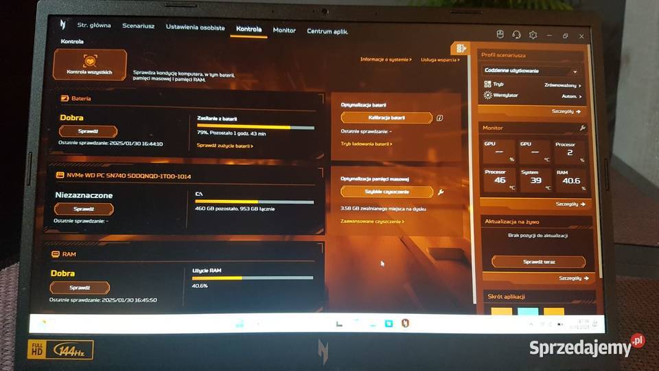 Laptop gamingowy Acer Wrocław