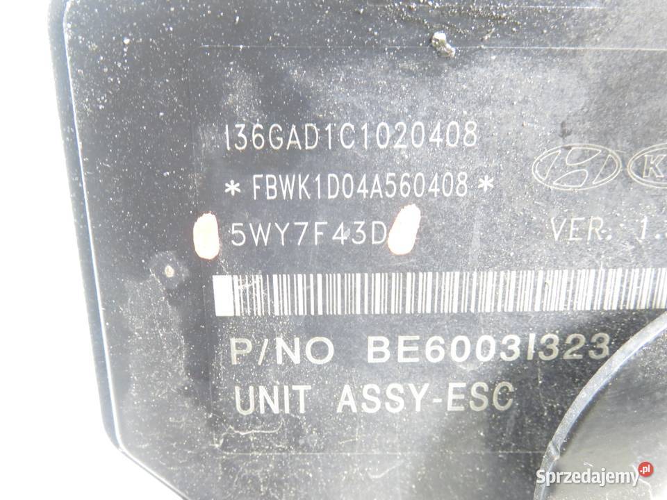 POMPA ABS KIA SPORTAGE III SL 589203U310