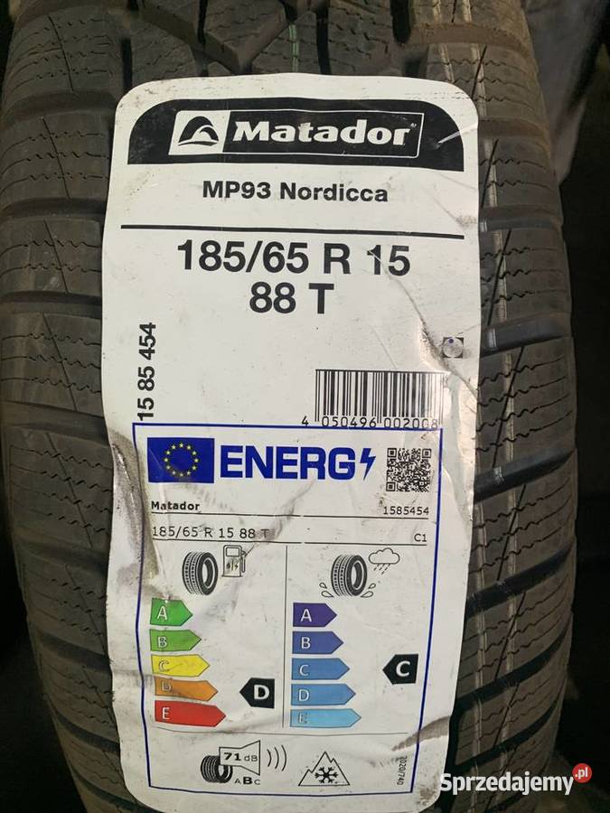 8x Opona Zimowa Matador MP93 Nordicca 1856515 65 Włocławek