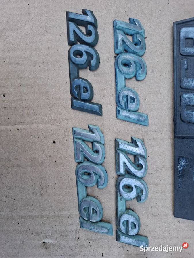 Emblemat znaczek logo Fiat 126p Maluch Strzelce Opolskie sprzedam