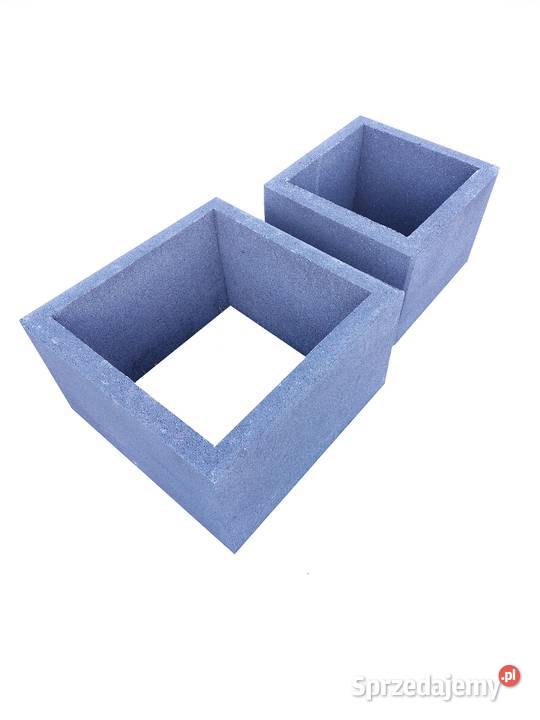 Gazony kwadratowe 40x40x30 donice betonowe Stoczek sprzedam