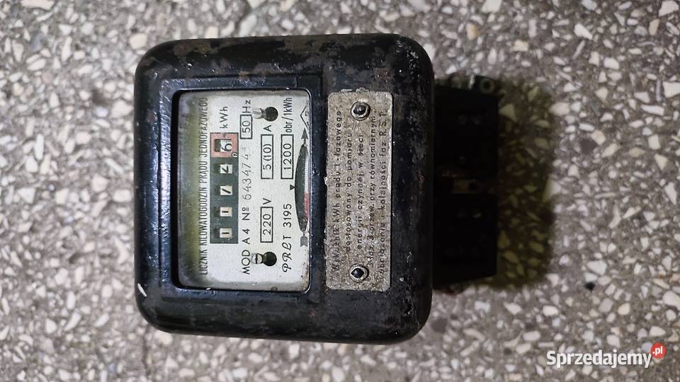 Stary licznik z lat 70 Piekary Śląskie