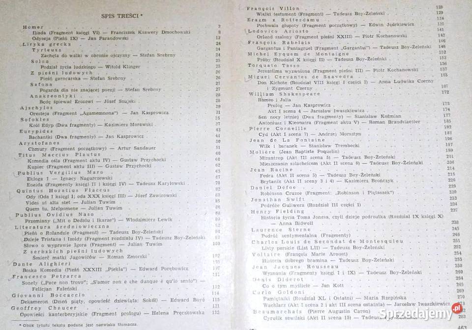 Antologia literatury powszechnej Tom 1 L Rok wydania 1968 Chełm