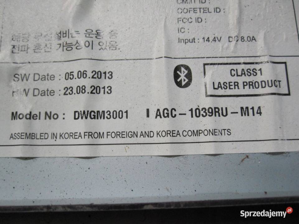 OPEL MOKKA A 13r radio CD 95371916