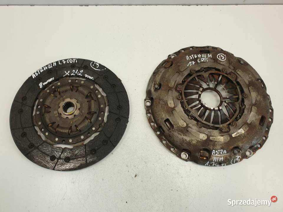 TARCZA SPRZĘGŁA Opel Astra III H 17 CDTI DOCISK osobowe Układ napędowy Chełm