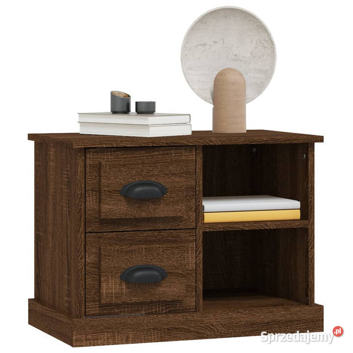 Szafka nocna brązowy dąb 60x355x45 WM816375 Nocne Warszawa
