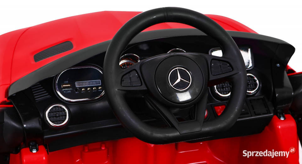 Mercedes Benz GT na akumulator dzieci Czerwony Pojazdy elektryczne i spalinowe Łopuszno