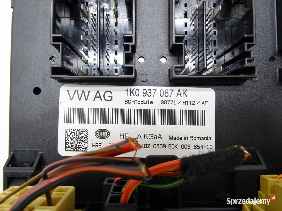 STEROWNIK MODUŁ KOMFORTU 1K0937087AK SKODA YETI osobowe