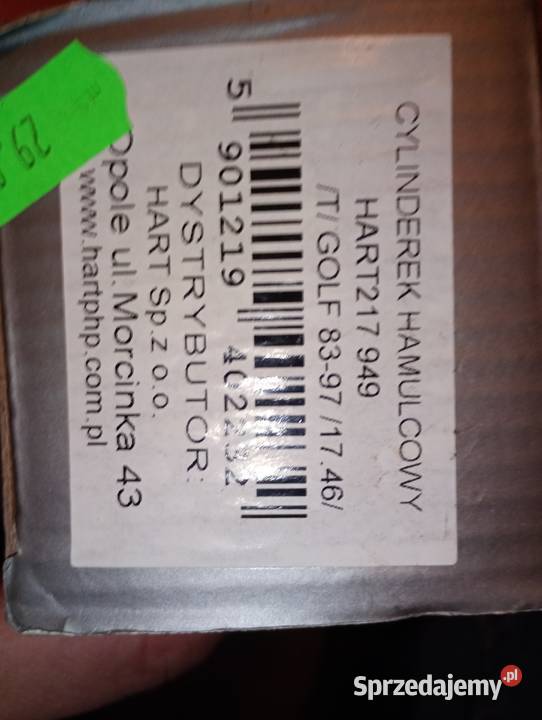 Dwa nowe tłoczki hamulcowe hart 217949 VW Wrocław