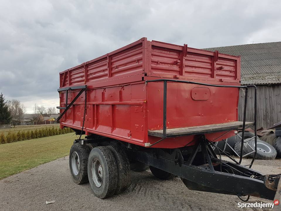 Przyczepa Tandem 10T Wywrotka Zarejestrowana lubelskie Dragany