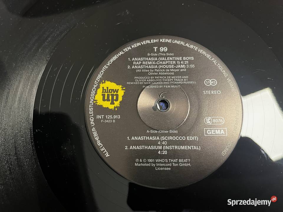 T99 Anasthasia Rap Version Remix Hardcore Techno
