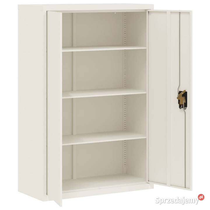 Szafka na dokumenty biała 90x40x140 stalowa Warszawa sprzedam