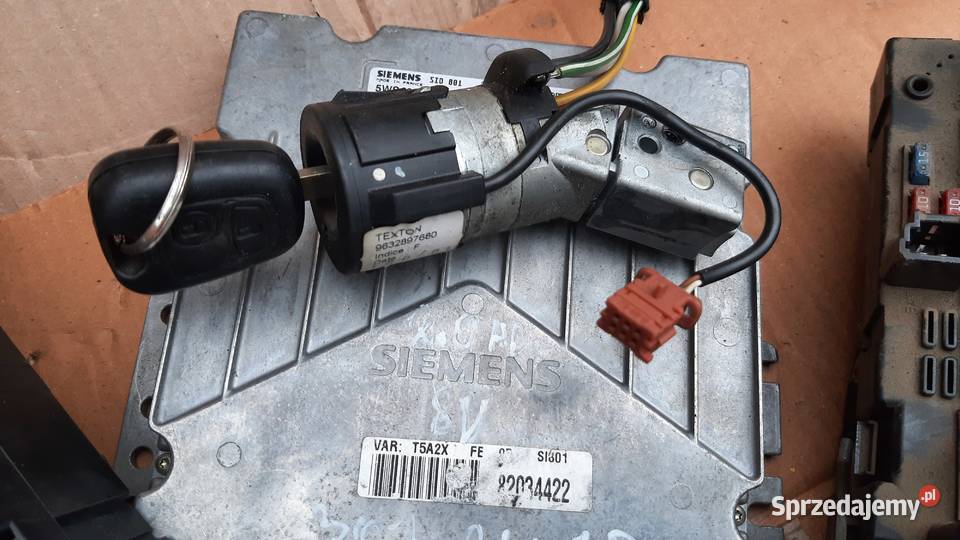 zestaw startowy Peugeot 307 20 HDI 9641849280 Układ elektryczny, zapłon dolnośląskie Dębno