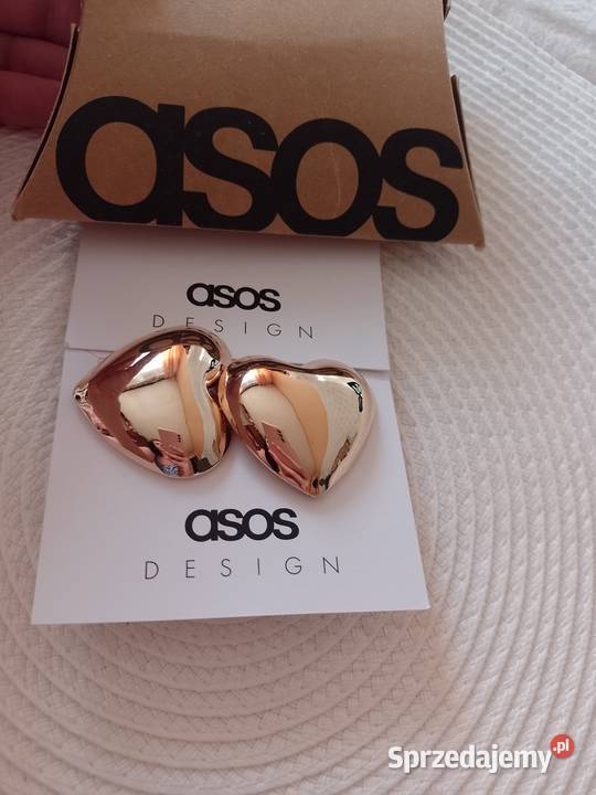 ASOS Ekskluzywne kolczyki z Londynu serca NOWE Kraków