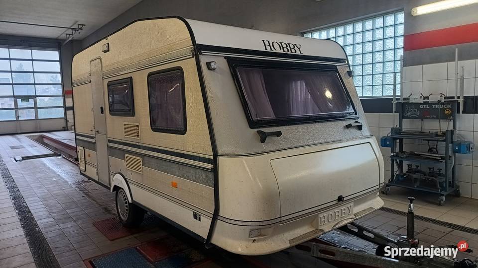 przyczepa kempingowa HOBBY campingowa kemping Kempingowe śląskie Międzybrodzie Bialskie