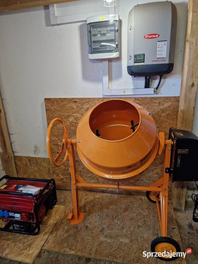 Zestaw Betoniarka Agregat prądotwórczy 180L