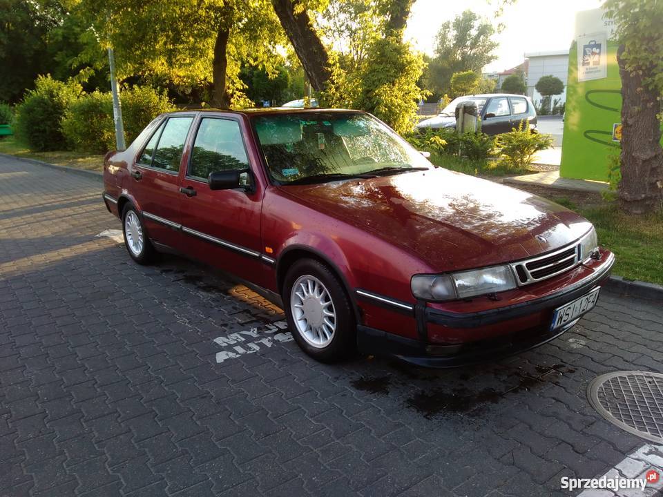 Saab 9000 20t CDE LPG klimatyzacja bordowy Warszawa