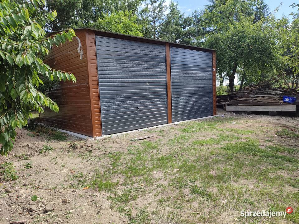 Garaż Blaszany 6x6m Dwuspadowy Złoty Dąb Garaże Sprzedaż Bydgoszcz